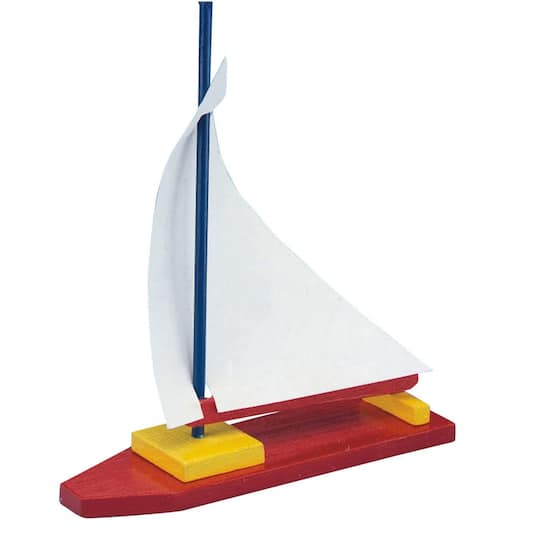 S&#x26;S Worldwide&#xAE; Unfinished Wooden Sailboat, 12ct.